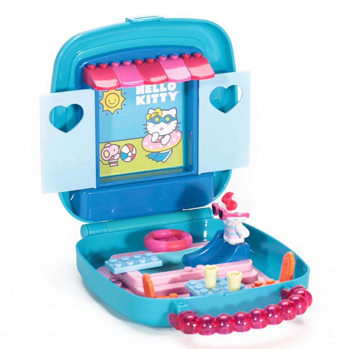 Amazon.com: Mega Bloks Hello Kitty Pool : Toys & Games