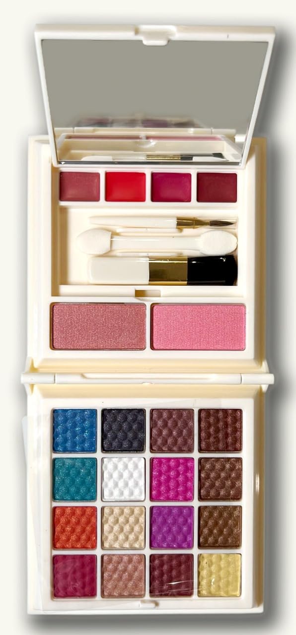 Professional All In One Makeup Palette Kit 16 Colors Eyeshadows, Blusher, Lipgloss, Makeup Kit 950-image-1