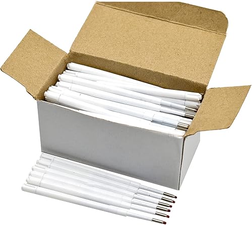 Miniatura 6 de 100 repuestos de bolígrafo retráctil, tinta negra de 3.86 pulgadas para bolígrafos brillantes, recambios de bolígrafo de bambú de 0.04 pulgadas para