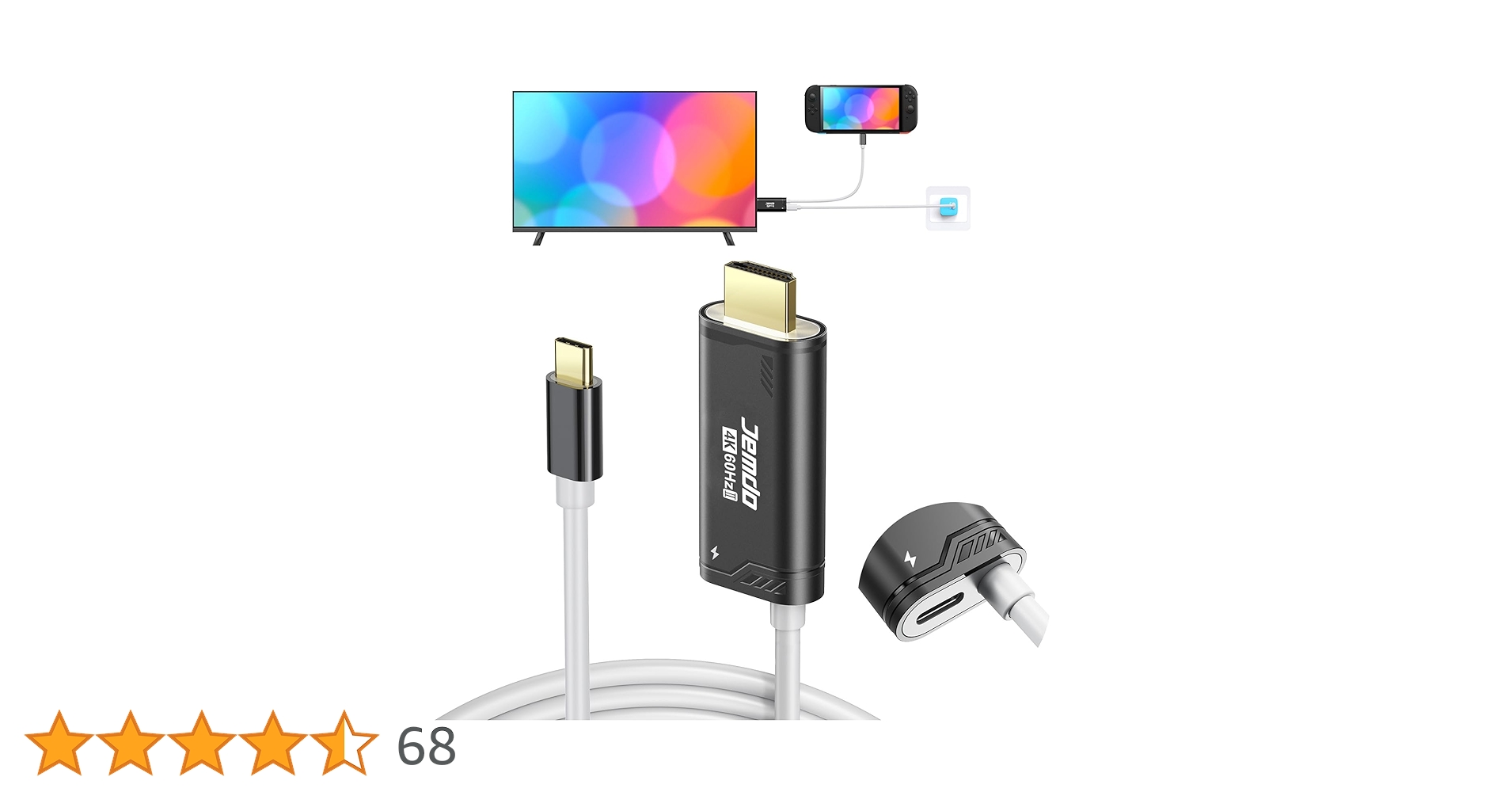 Amazon | JEMDO Switch 2 ドック HDMI ケーブル【2025年新登場