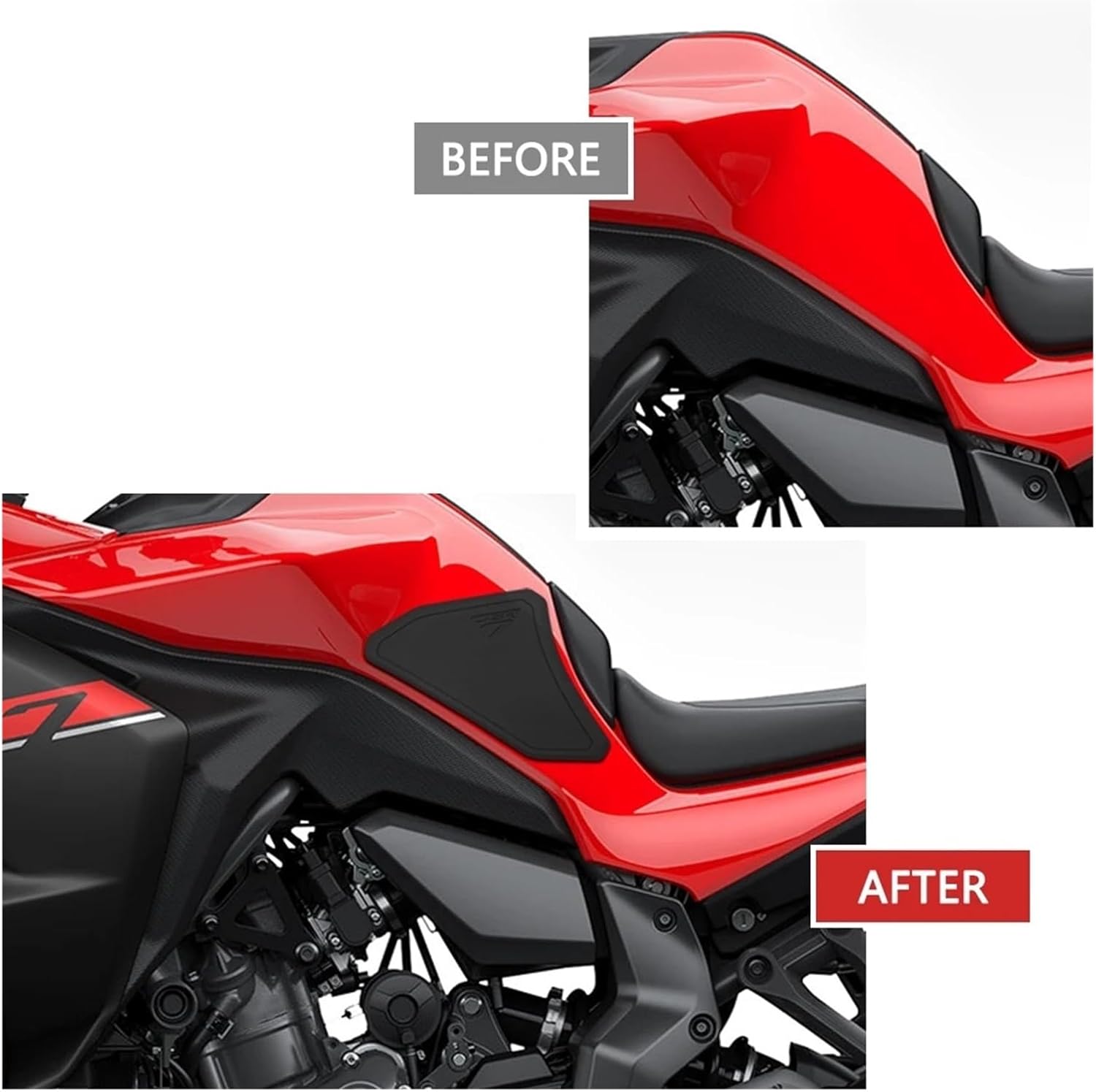 Motorcycle Tank Sticker for YA&MAHA Tracer 7 Tracer 7GT 2025 Motorcycle Accessories Fuel Tank Pad Traction Anti-Slip Side Sticker.