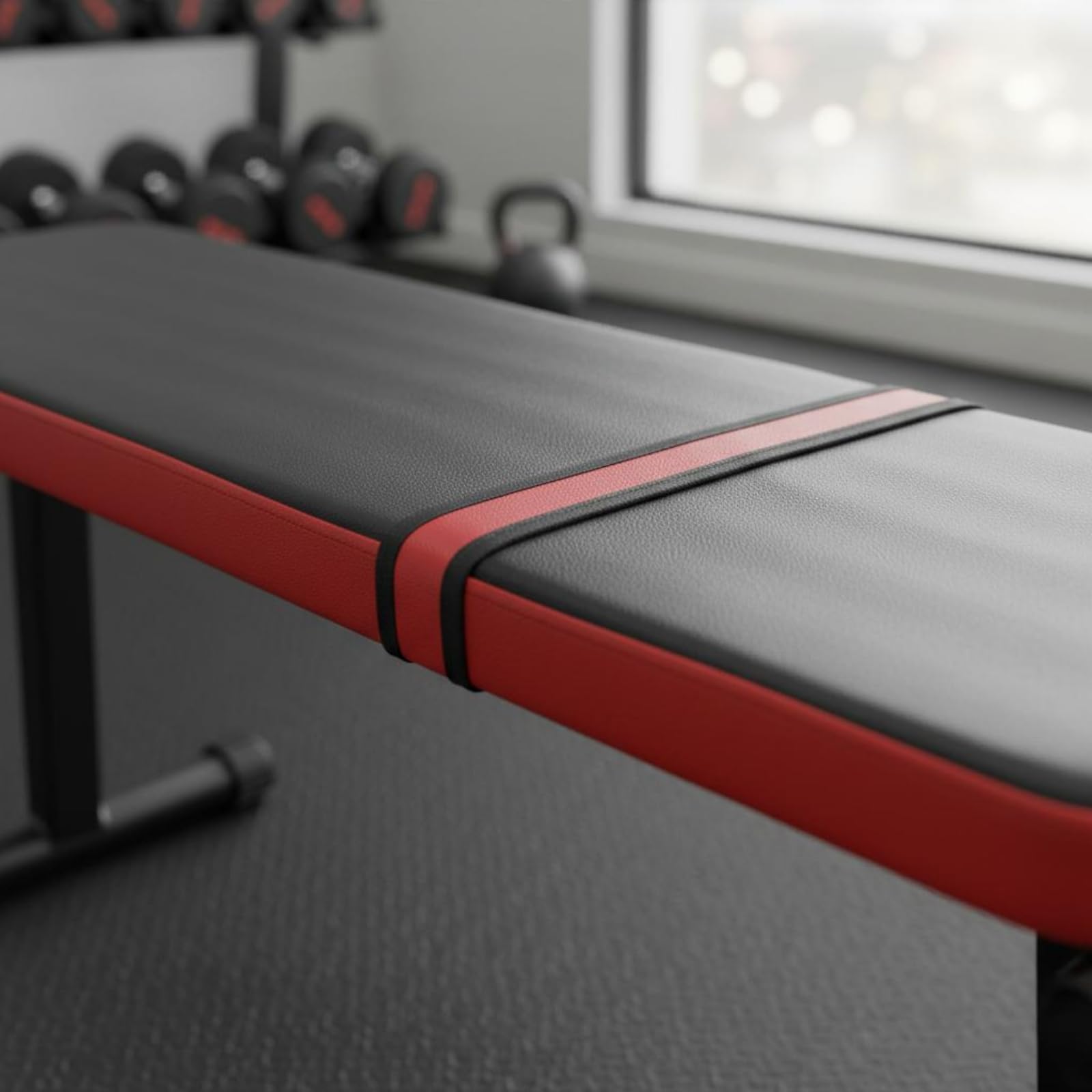 Banco de Pesas Ajustable Banco de Entrenamiento Banco Plegable Banco de Gimnasio con Diseño Plegable Que del Área de Ejercicio y Soporte Confiable