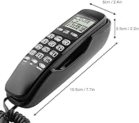 Vista 7 de Teléfonos telefónicos con cable Teléfonos fijos Ampliable Home Office Hotel Teléfono Llamada Screener & Teléfono de Identificación de Llamadas