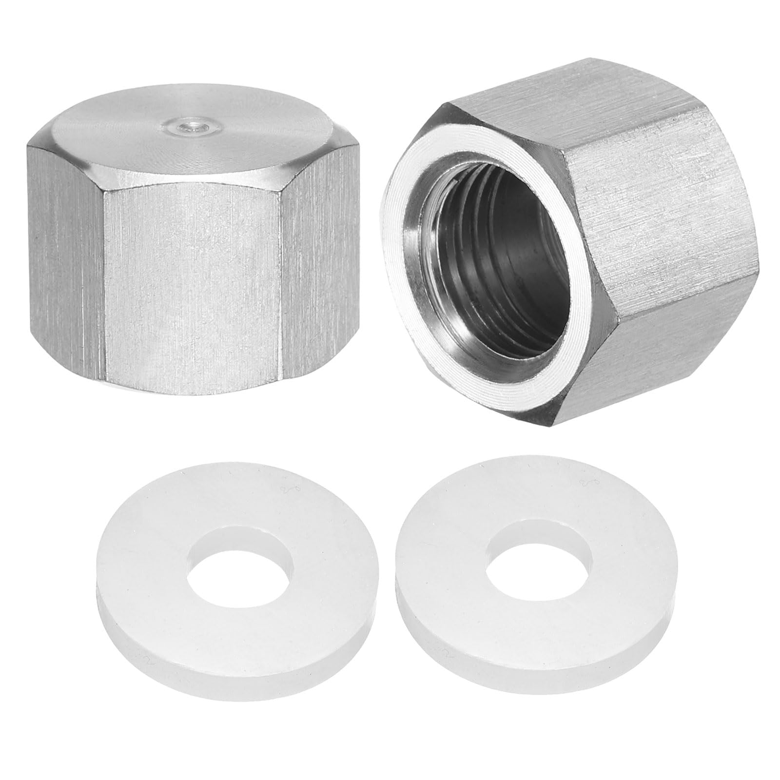 Écrou femelle 6,35 mm anti-fuite en inox 304 pour réparer une conduite d'eau usée
