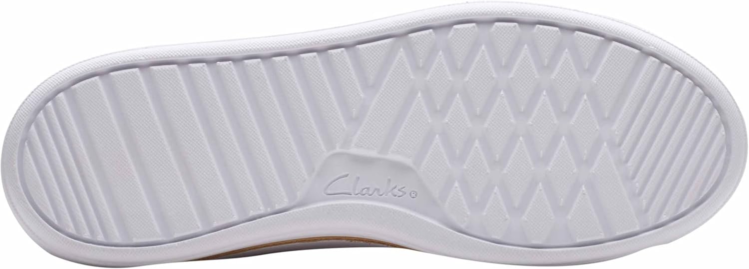 Clarks Premium Women's Hollyhock Walk, White Leather, 6.5 UK