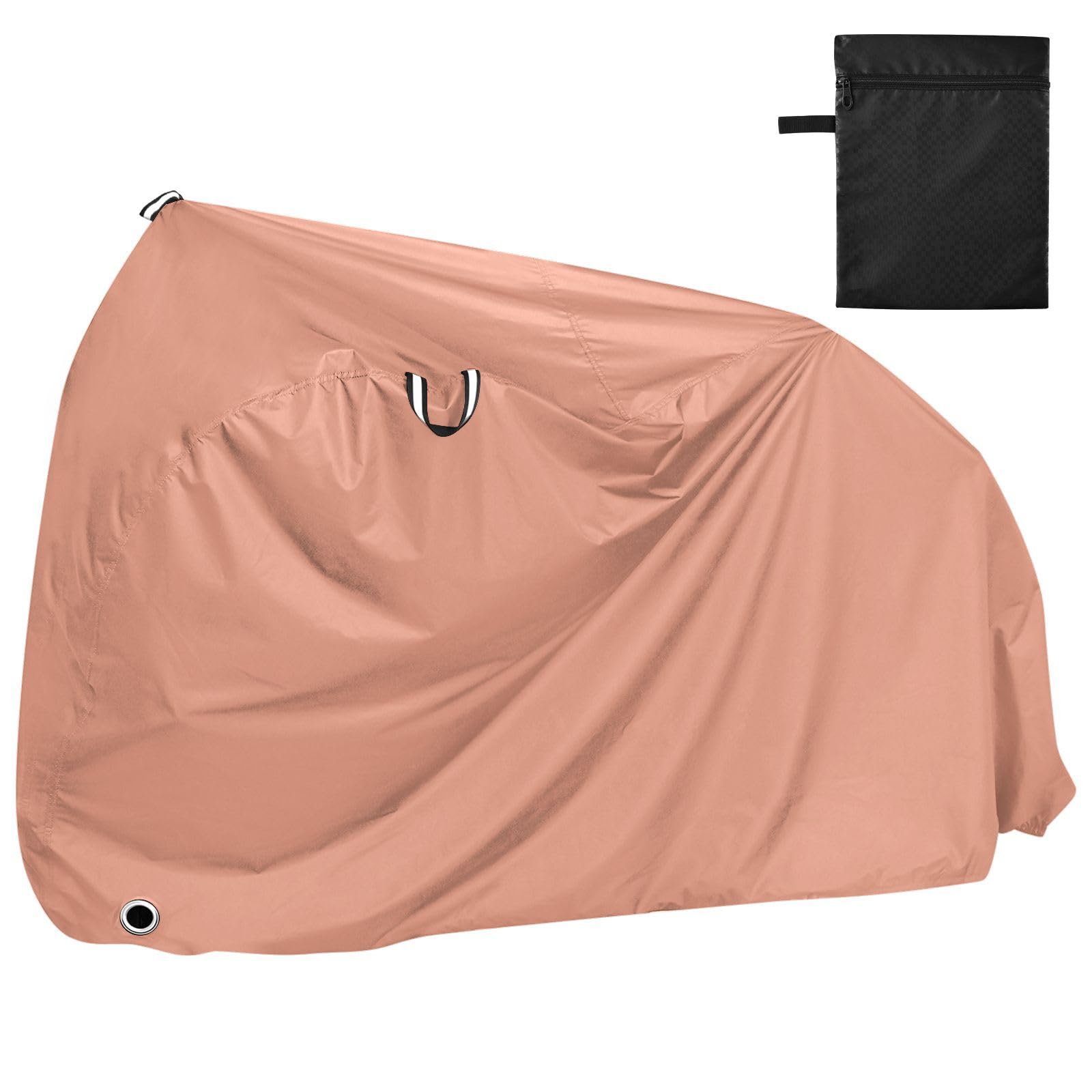 Housse de vélo électrique imperméable pour extérieur - Saumon foncé - Rose saumon