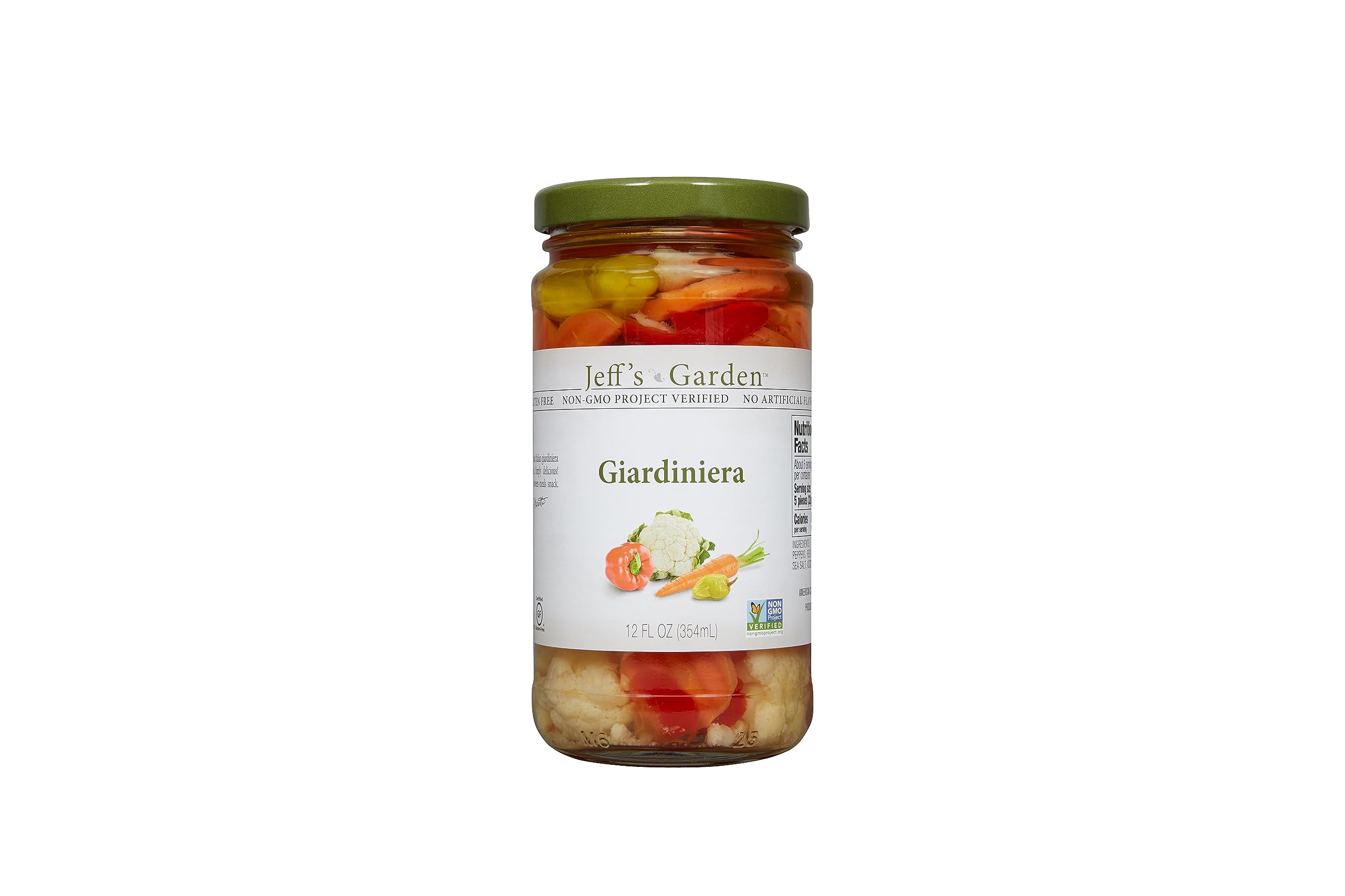 Amazon.com : Jeff's Garden Flavorful Giardiniera | Non-GMO, Gluten