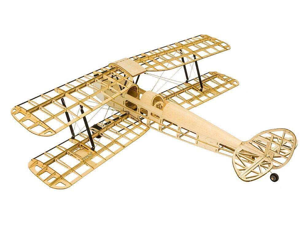Torcster 212878 Tiger Moth 980mm Holzbaukasten Modellflugzeug für RC Bausatz DIY, gelaserte Balsa Sperrholz Holz Bauteile Holzmodell Flugzeug