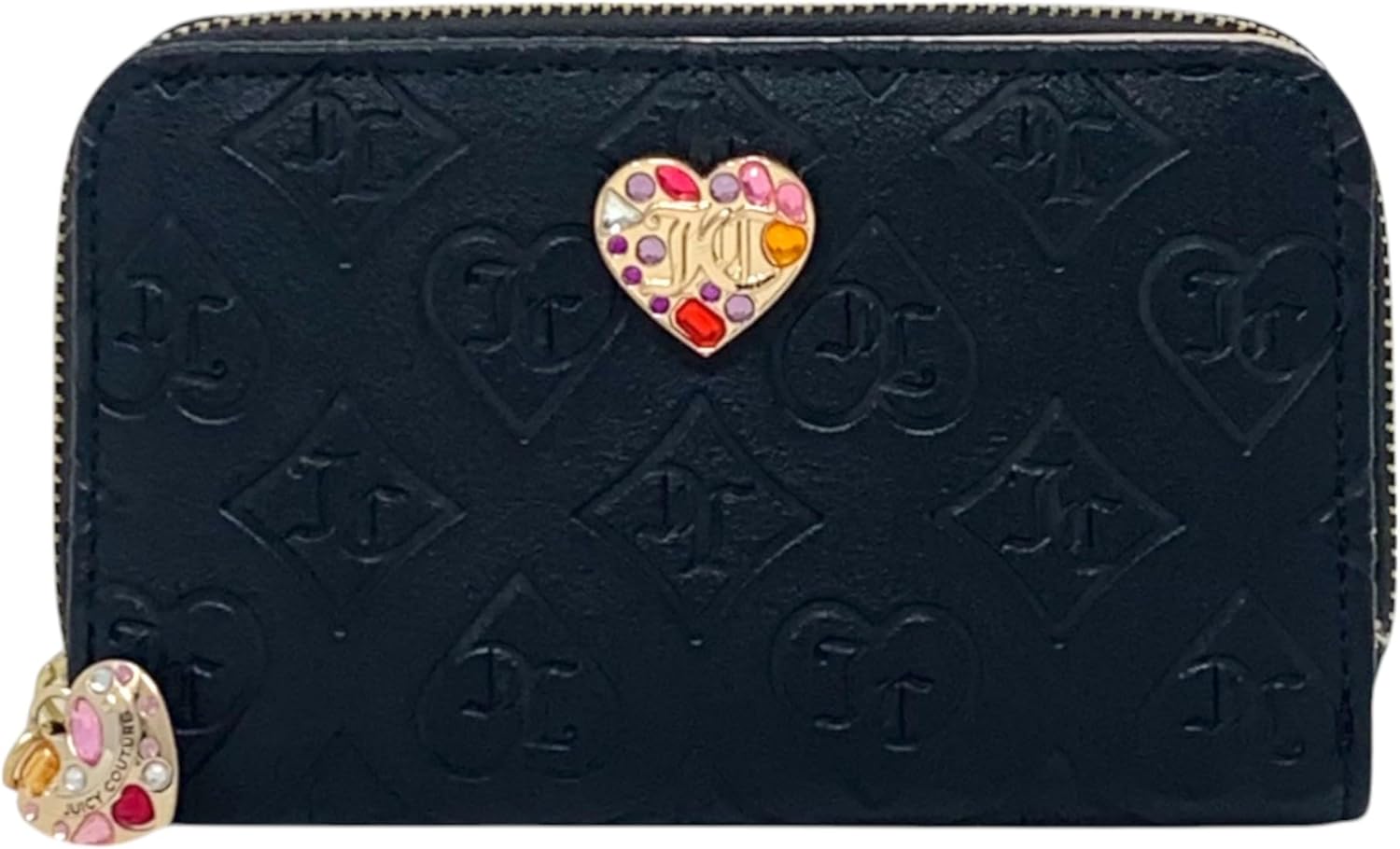 Juicy Couture Women's Glitz Out Wallet Collection (Multicompartment Bifold, Liquorice)