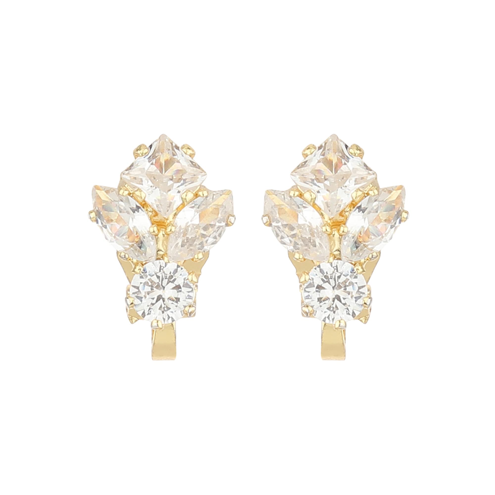 FirstBlush Clip On Earrings for Non-Pierced Ears – Comfortable Earrings for Women with Clip-On – Premium Women’s Earrings – Exquisite and Dainty Modern Non-Piercing Earrings for Women (M228) (B0CVL4WWB2) Amazon Price History, Amazon Price Tracker