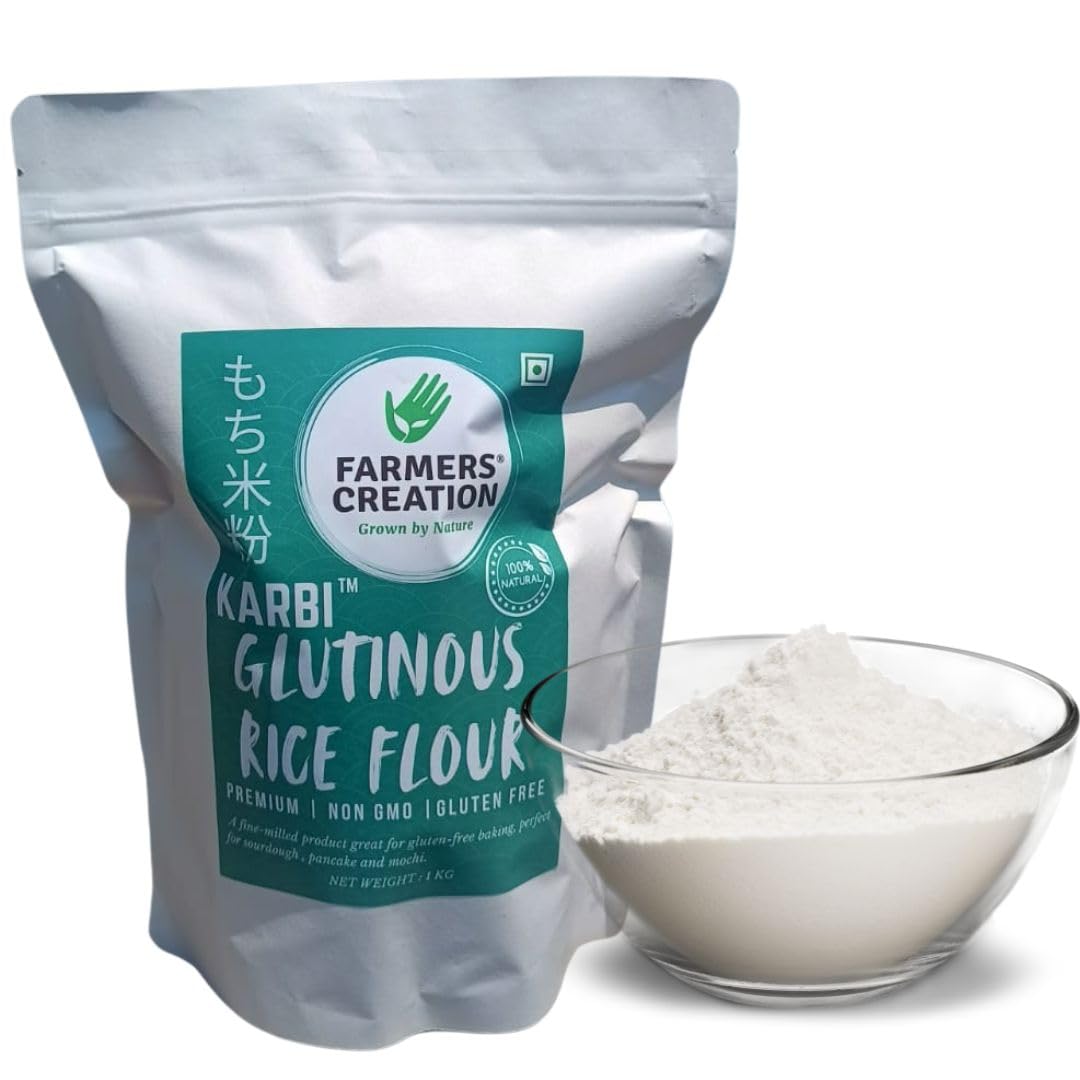 Karbi Glutinous Rice Flour, 1 KG, Gluten Free, NON GMO, Sweet Rice Flour (B0DDY9P3ZR) Amazon Price History, Amazon Price Tracker
