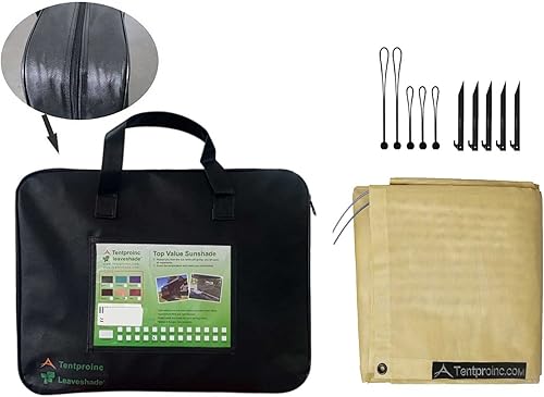 Miniatura 103 de Tentproinc Pantalla parasol para toldo, 8 pies x 13 pies 3 pulgadas (apta para toldo de 14 pies), protector solar de malla para autocaravana, cámper