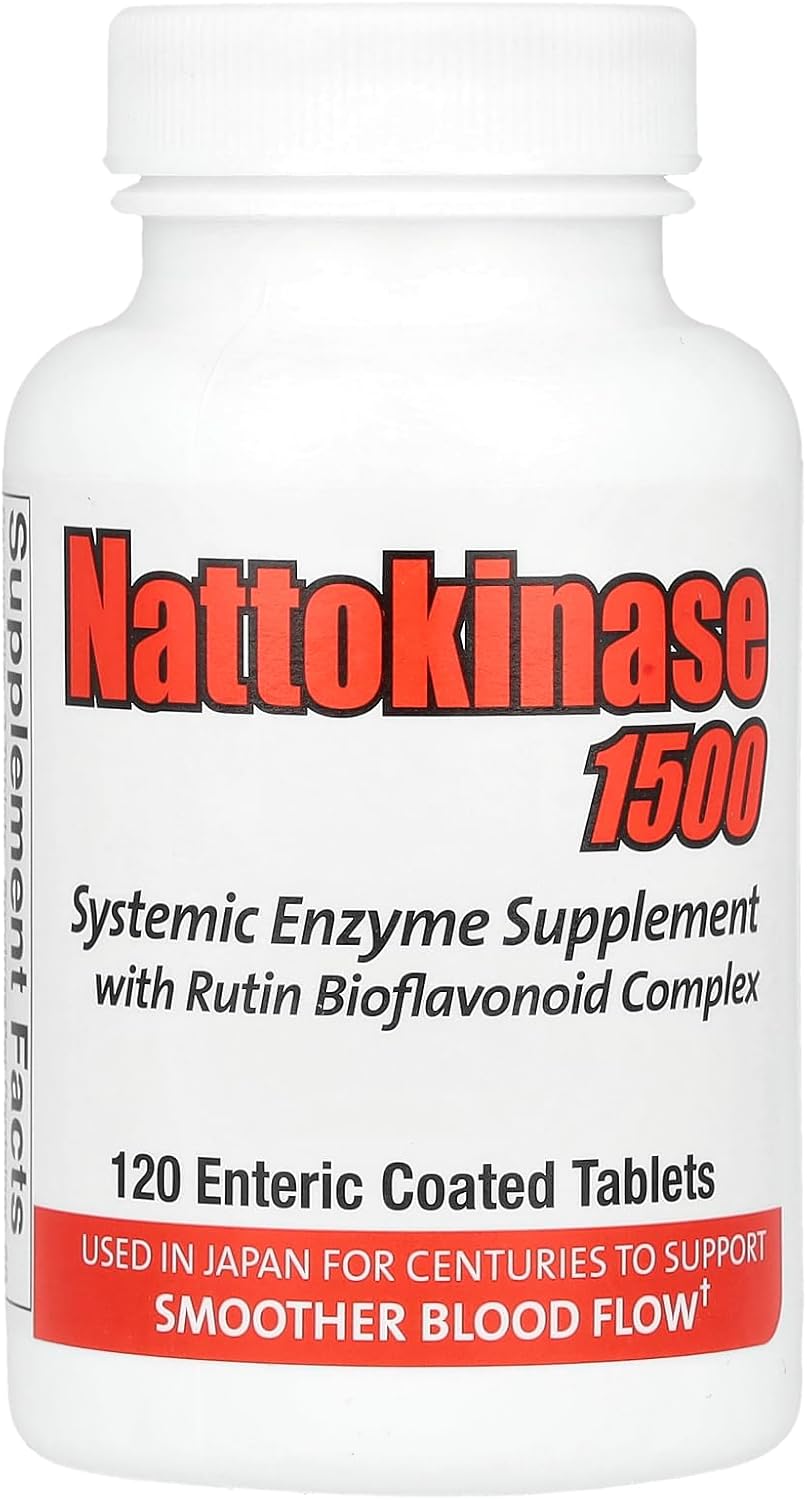 Naturally Vitamins – Nattokinase – 120 tabs