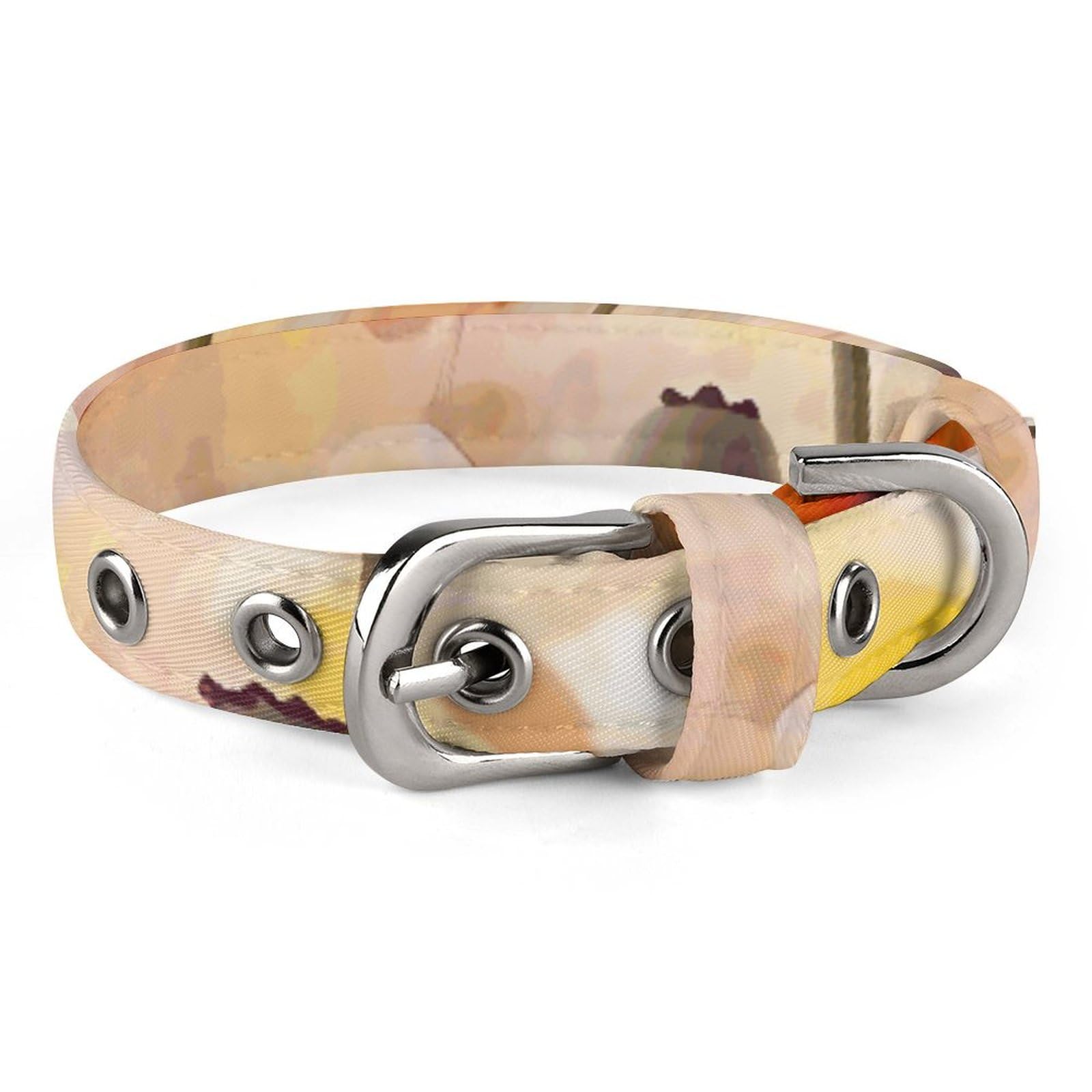 Collier coquelicot pour chien et chat réglable de petite taille