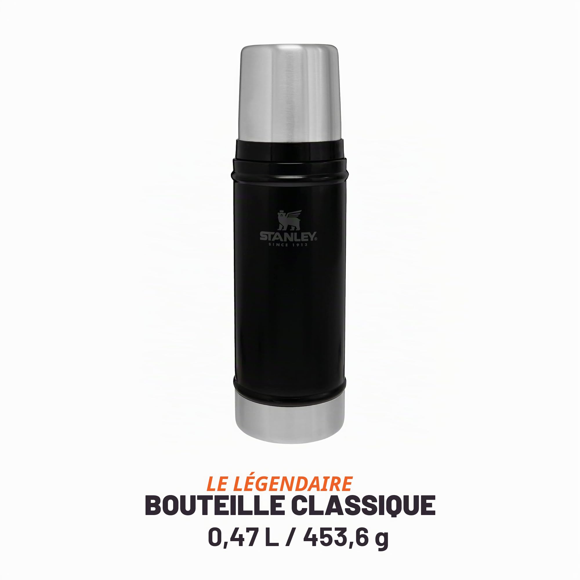 Stanley 1913 Classic Legendary Thermos 0.47L - Matt Black