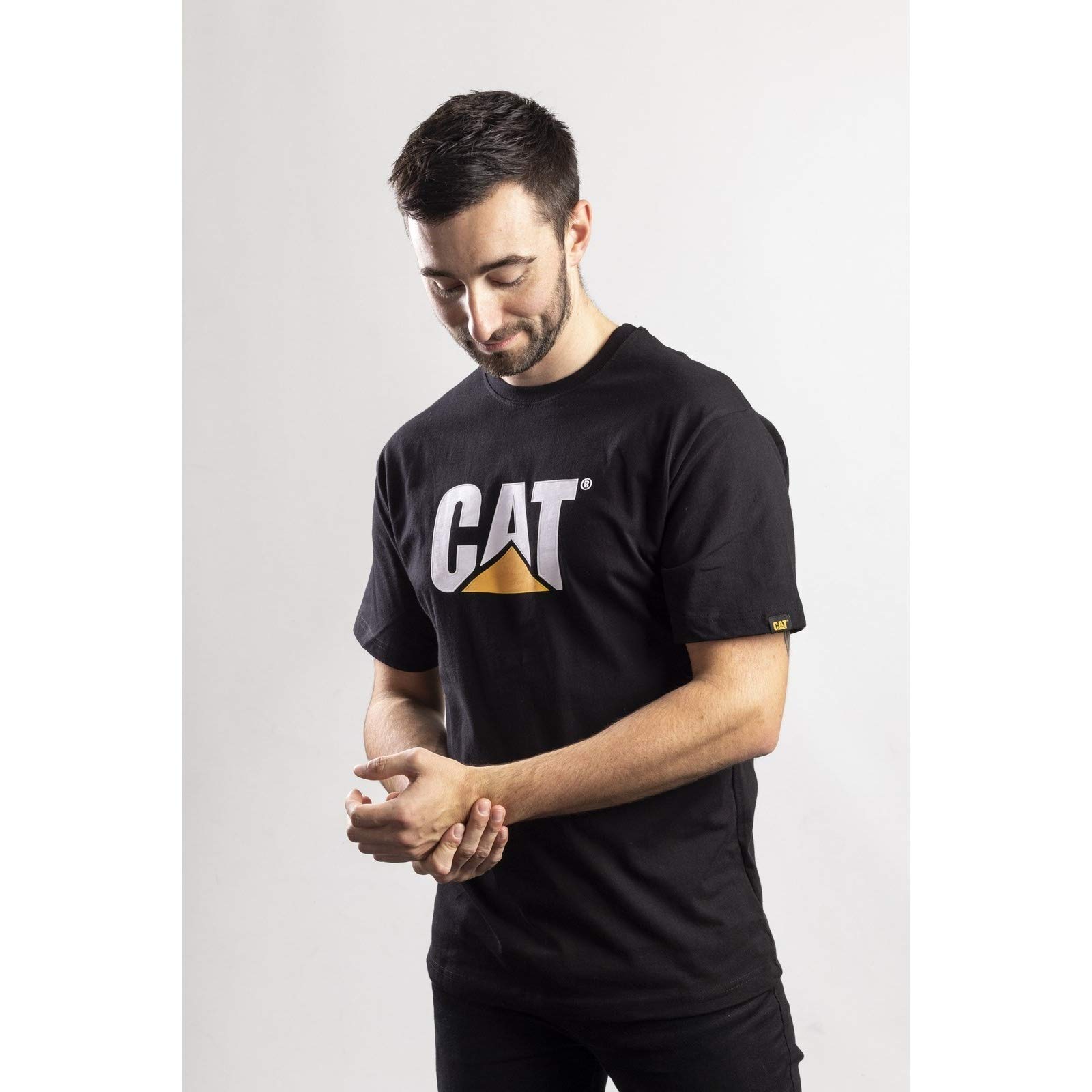 Cat Trademark Tee T-Shirt Uomo (Pacco da 1)