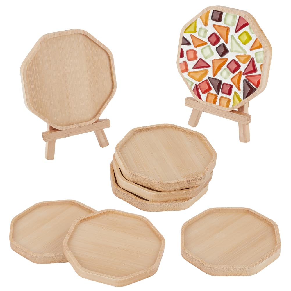 Amazon.com: WEBEEDY 14 Pcs DIY Blank Base Trays for Mosaic Craft