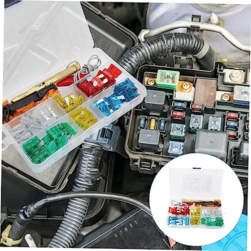 Kit de Fusibles para Automóvil 5/10/15/20/25/30 A (90 unidades), Extractor de Fusibles y Probador de Voltaje Negro, para Uso Automotriz miniatura 6