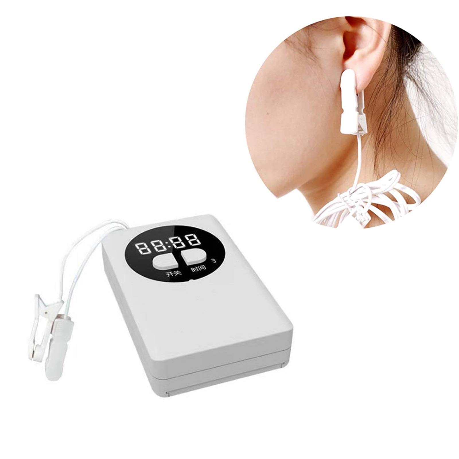 Dispositivo di Aiuto del Sonno, Macchina ausiliaria per Il Sonno Nuovo stimolatore di elettroterapia cranica CES, alleviare l'ansia Emicrania