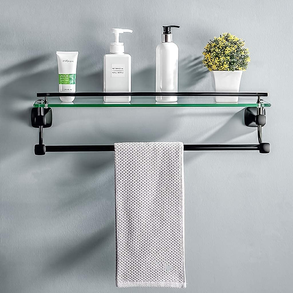 Uchwyt na ręczniki ścienne ze stali nierdzewnej, Ręcznik Ręcznik Rack Wieszak na ręczniki - Ręcznik Schowek Półka Półka łazienkowa Wieszak wieży (Size : 50cm)
