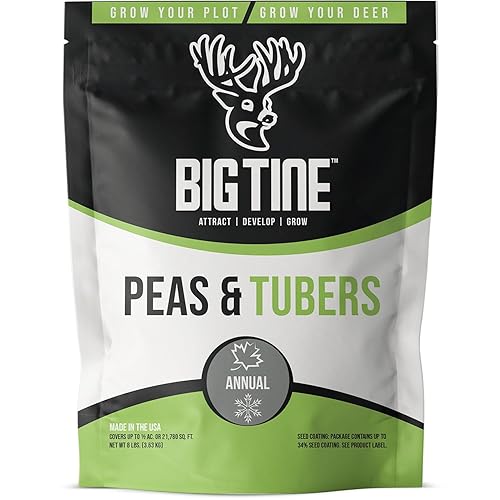 Big Tine Food Plot Mix, Deer Attractant, Peas and Tubers,