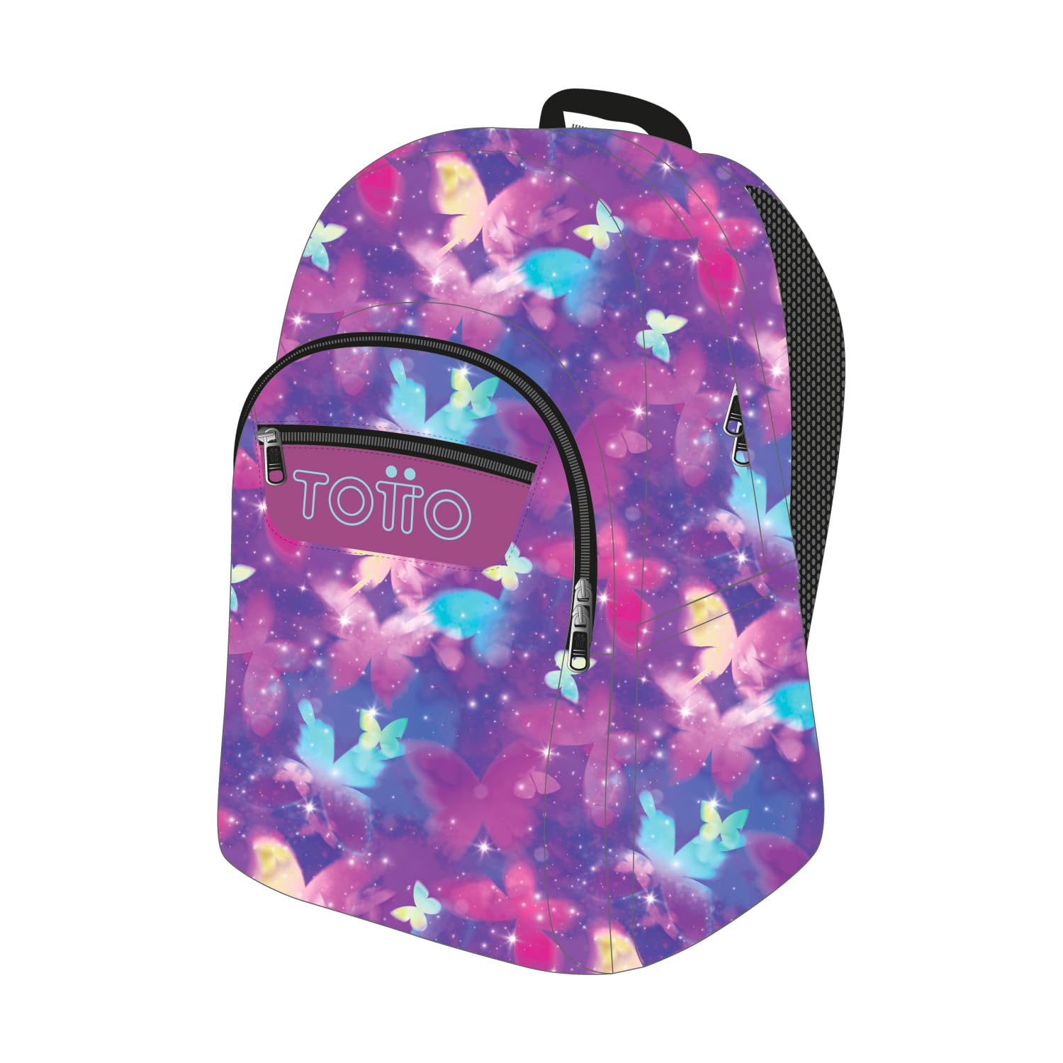 TOTTO ZAINO ACUARELS GLITTER, Star Butterfly