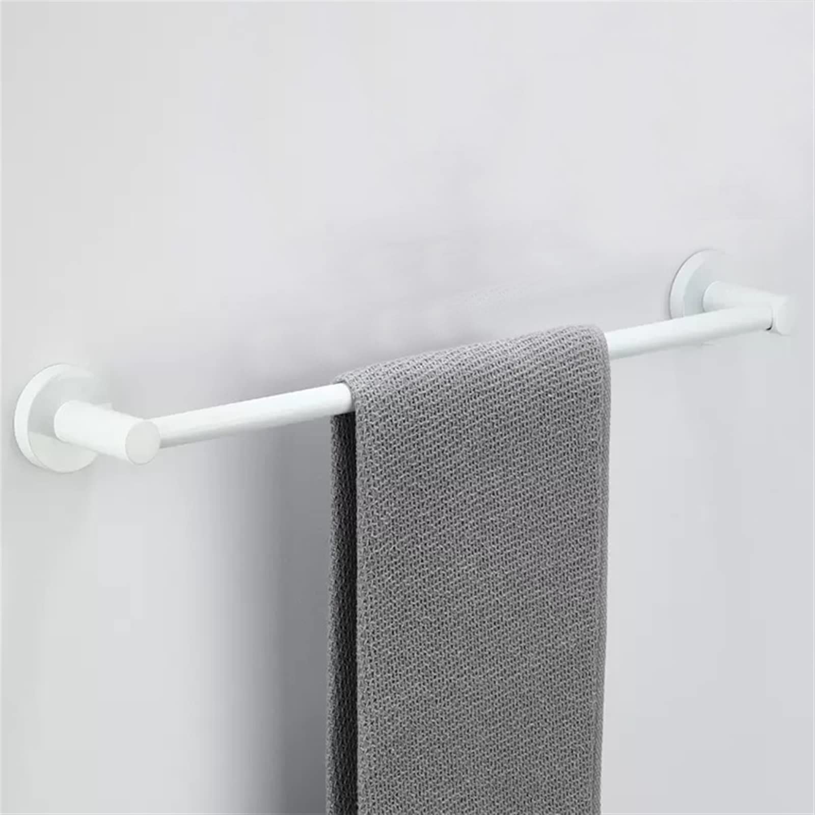 Toallero de baño, toallero de Mano Blanco, Acero Inoxidable, Acabado Pulido, toallero, toallero montado en la Pared, 6 tamaños de 30 cm a 80 cm (Size : 60cm)