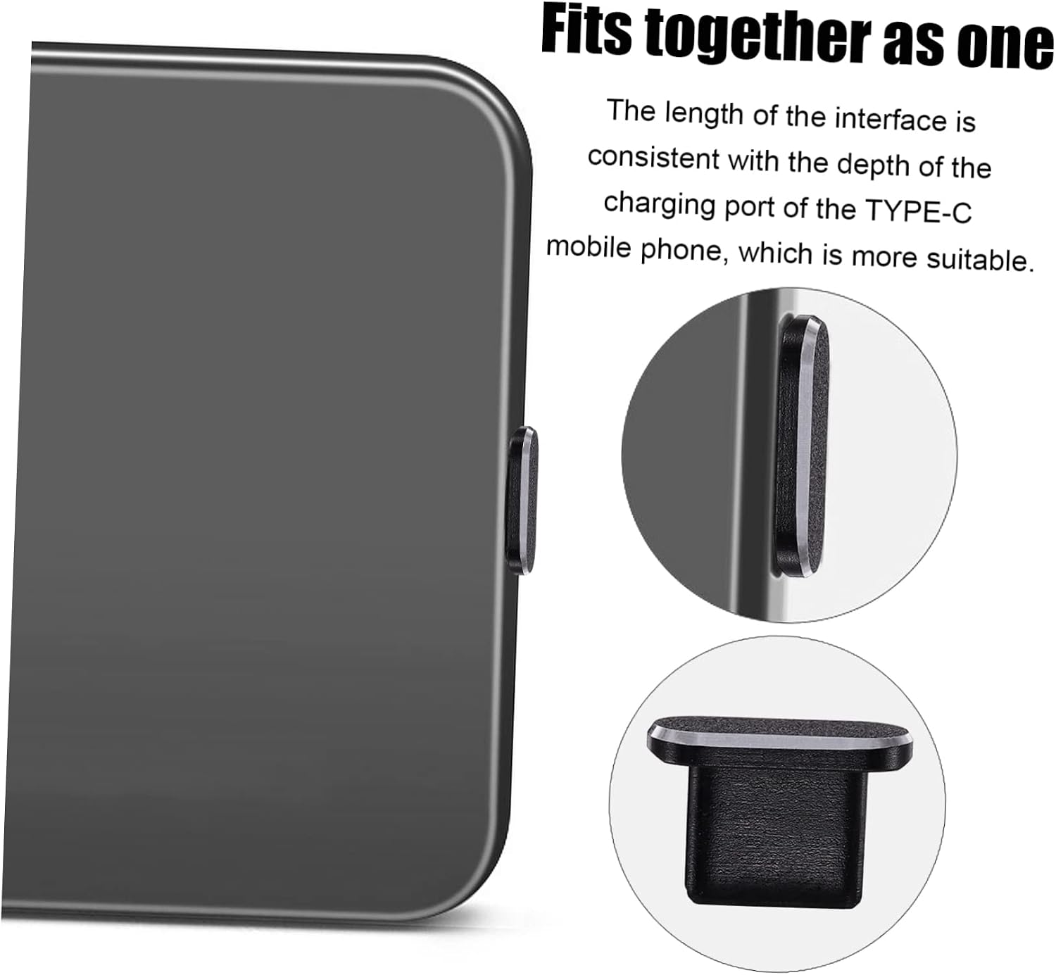 OSALADI 3sets Charging Port Plug Dust Plug for Port Earphone Jack Stopper Phone Accessory Quality Easy Installation Prevents Dust and Water Damage