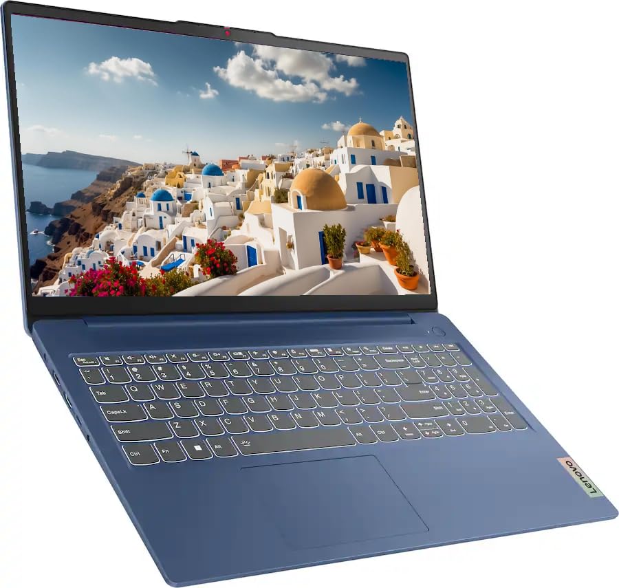 Image of Lenovo IdeaPad Slim 3 15.6 inch FHD Laptop, with Free Lifetime Microsoft Office, AMD Ryzen 5 40, 64GB RAM, 2TB SSD, AMD Radeon 610M, Windows 11 Pro, Abyss Blue, WiFi 6, Copilot, with USB Hub