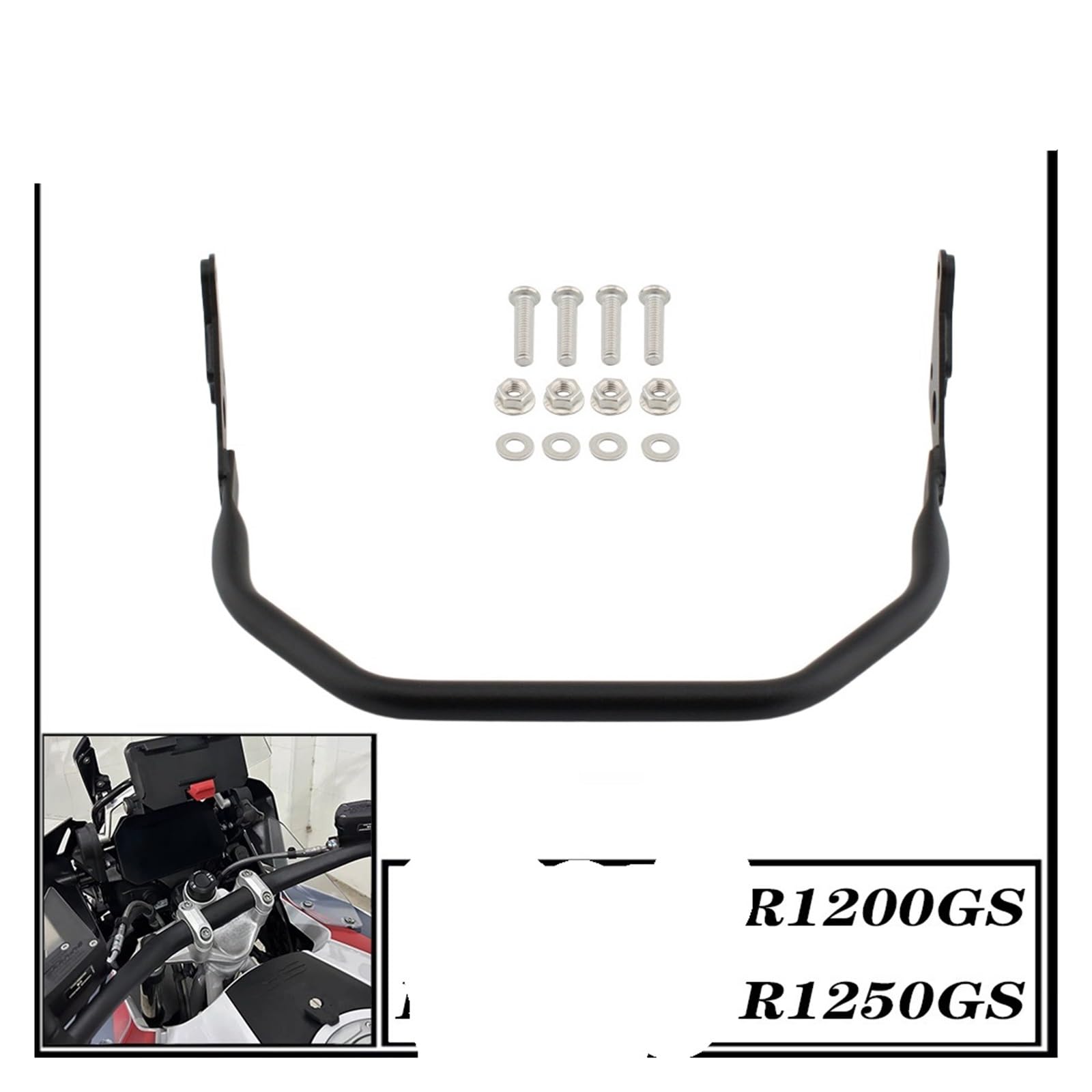 TRASH BIN staffa di navigazione GPS Per BMW R1200GS 2012-2018 Staffa Di Navigazione Per Supporto Telefono GPS Ferro Nero