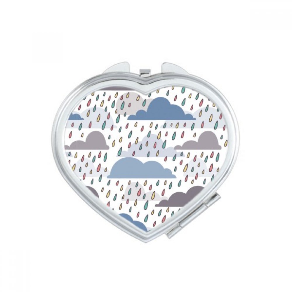Miroir compact nuage pluie coeur parfait dans le sac à main pour sublimer votre routine beauté