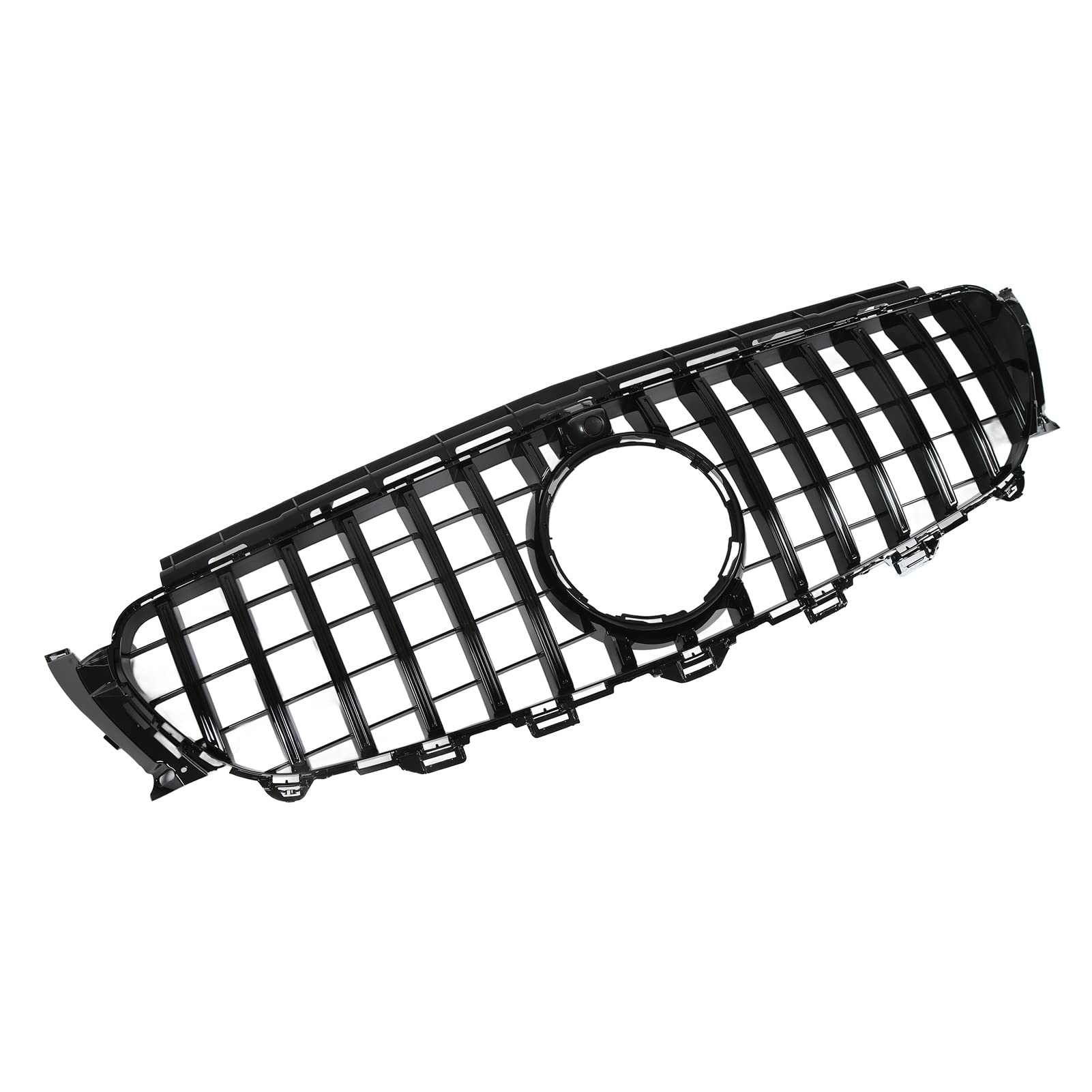 Akozon Griglia Paraurti Anteriore Stile Panamericana Per Mercedes Classe E W213/C238/S213 Prefacelift 2017-2020 - Nero