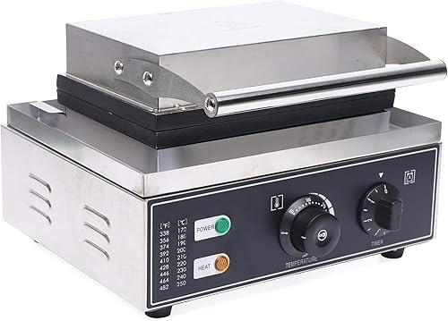 Miniatura 4 de Máquina eléctrica de donas, 12 agujeros de doble cara antiadherente comercial para hacer donas, máquina eléctrica para interiores con bandeja de