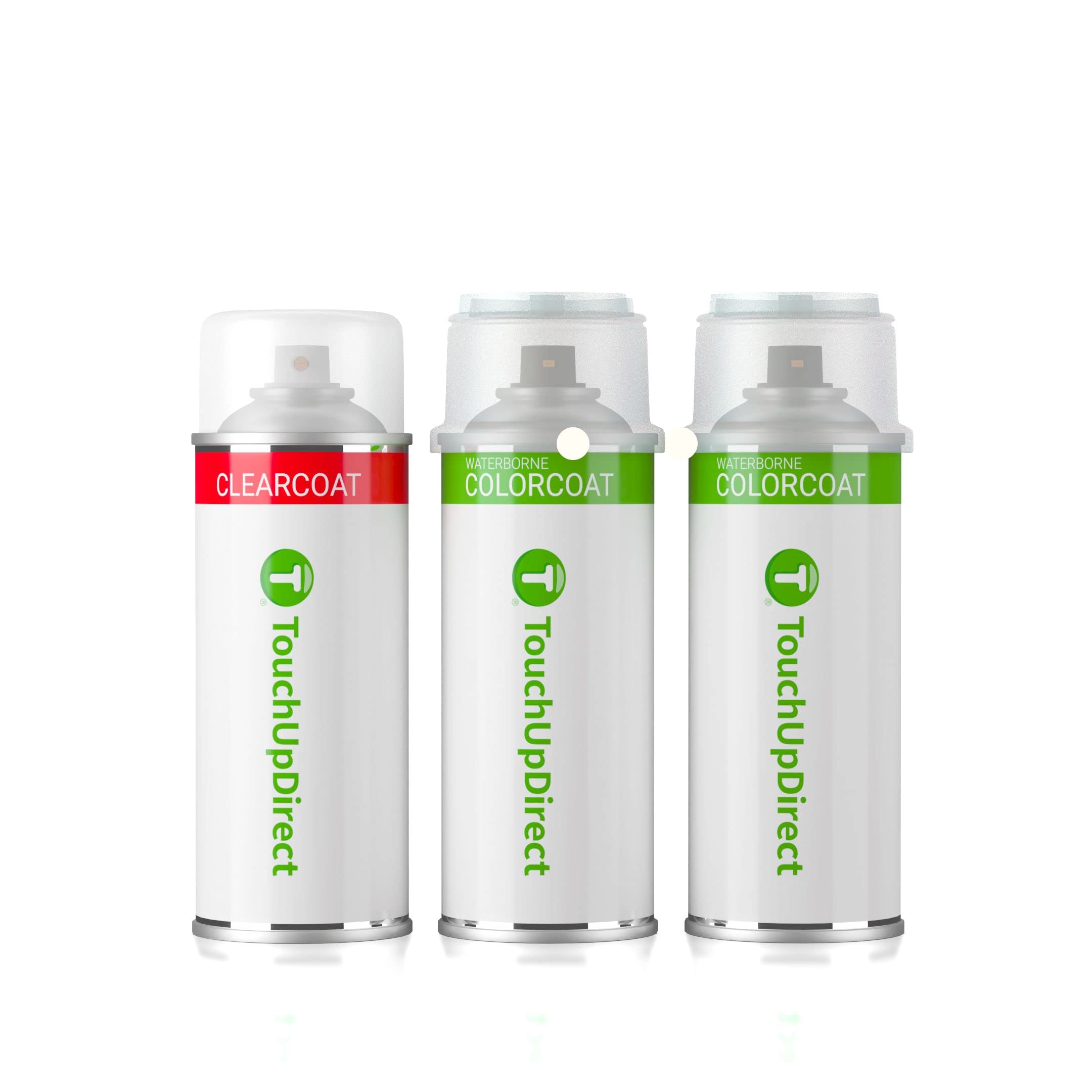 TouchUpDirect NH-883P Platinum White Pearl Compatible with Honda Exact Match Touch Up Paint Aerosol - Essential Package