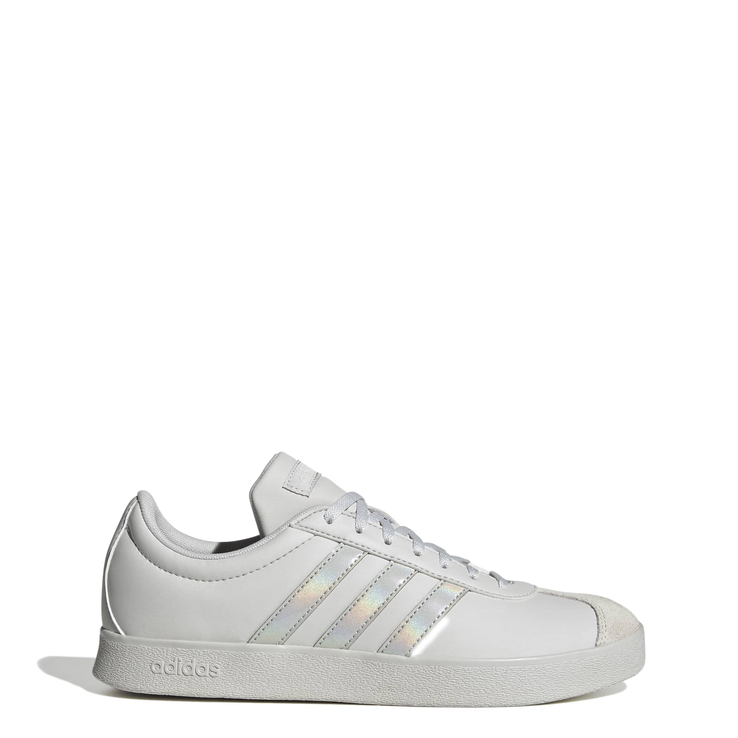 adidas Damen Vl Court Base Shoes, Grey One/Pearl Met./Light Brown, 37 1/3 EU