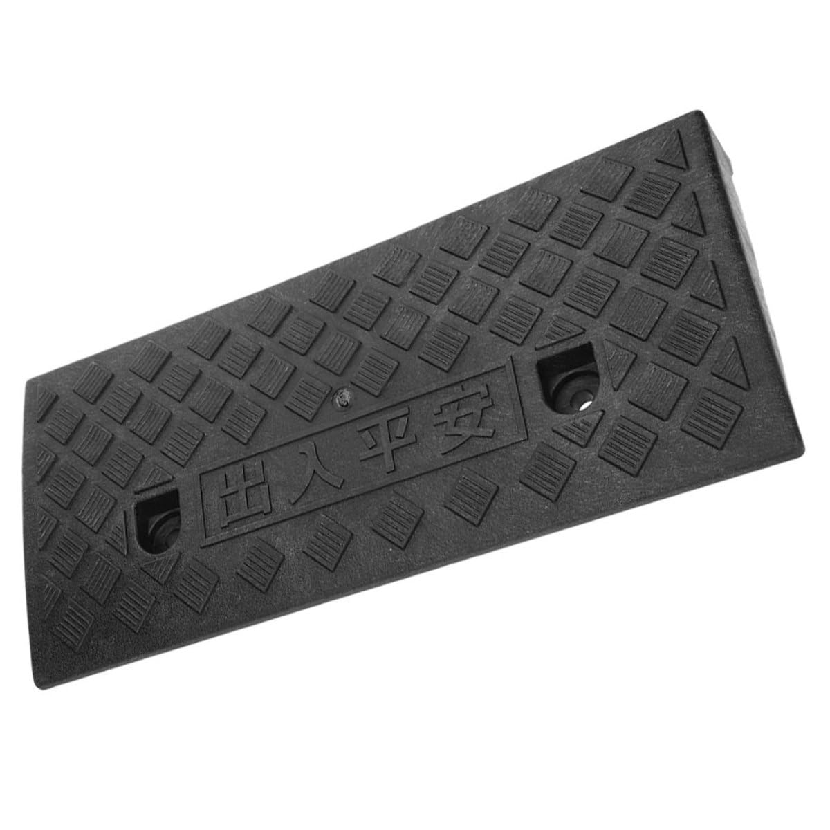 SHINEOFI Rampa de Goma para Bordillo de Coche 6 CM Alta Antideslizante Ligera y Portátil Protector de Entrada Adecuado para Sillas de Ruedas Monopatines y Uso Doméstico