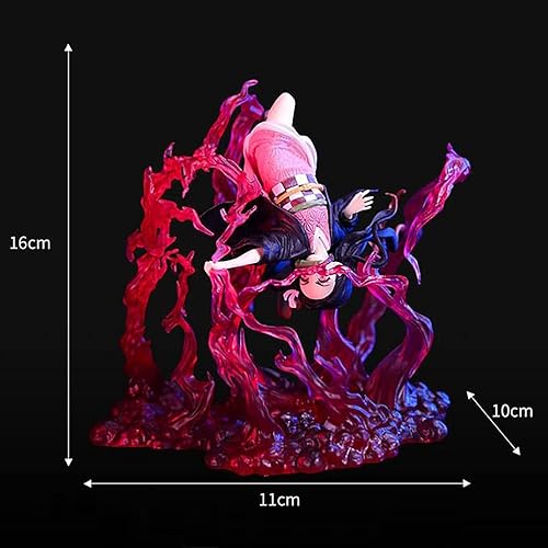 Miniatura 3 de Figura de Kamado Nezuko de Demon Slayer de 6.3 in, estatua de PVC, figuras de anime, colección de modelos, decoración de muñecas, juguete de regalo