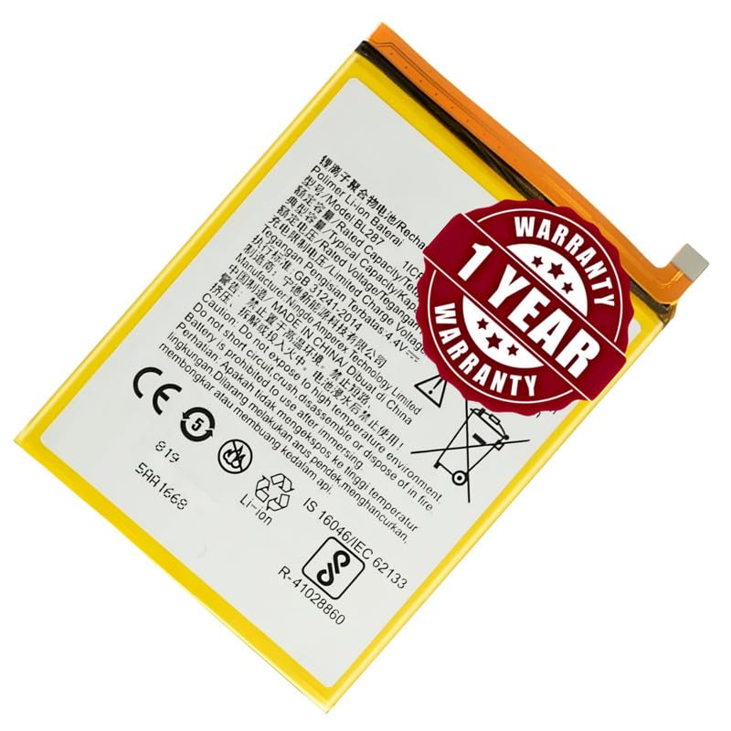 Image of Original BL287 Battery Compatible for Lenovo K9 Note | K5 Note (2018) - (3760mAh) - 1 Year Warranty BC45