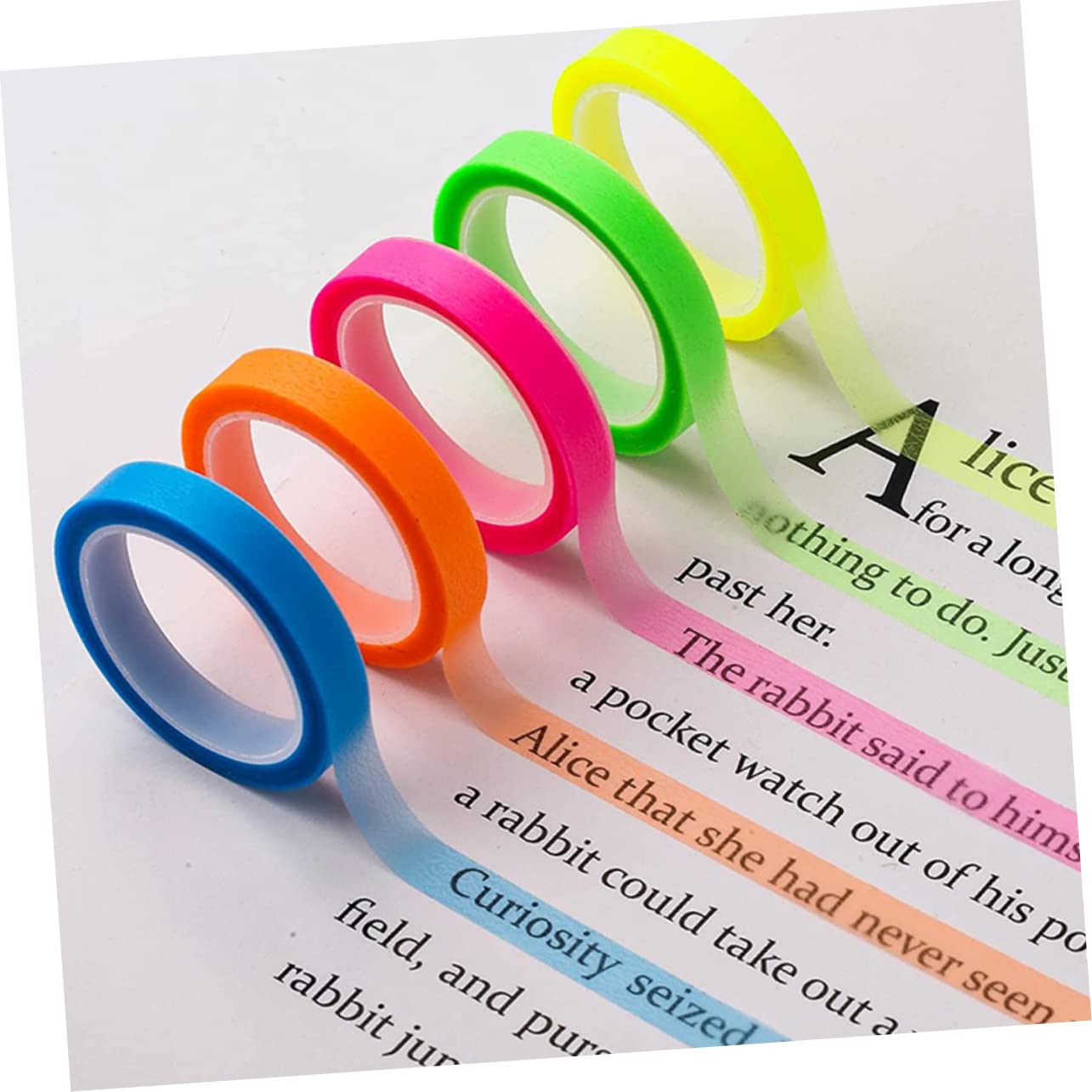 NUOBESTY 80rollen Transparente Haftmarker Farbige Index-tabs Für Schule Und Büro Vielseitig Einsetzbar Zum Markieren Und Organisieren Von Notizen Und Dokumenten