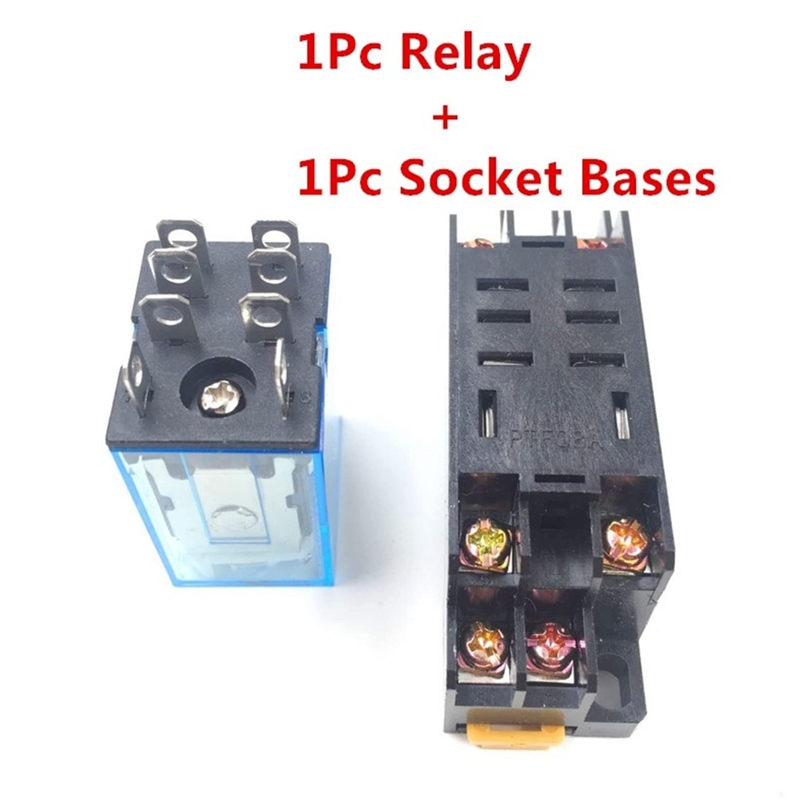 1 relé electromagnético microelectrónico LY2NJ HH62P HHC68A-2Z, 10 A, 8 Pines, Bobina DPDT con Base de zócalo, 12 V CC, 24 CA, 110-220(AC 220V)