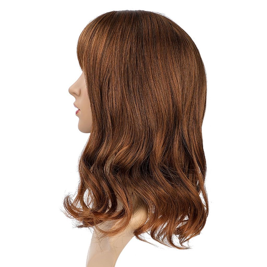 Parrucca Parrucche Capelli ricci lunghi da donna naturali realistiche alla moda a testa piena Parrucche
