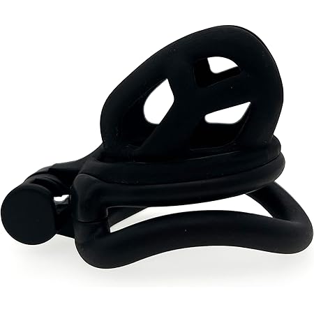 FYJENNICC Upgraded New Material Cobra 2.0 Male Chastity Device with 4 Rings Black (Nano)