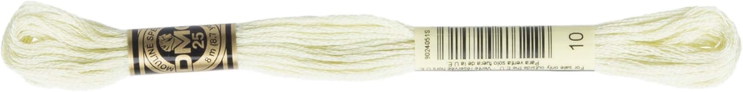 DMC DMC25B #25 Thread Embroidery Thread 12 Bundles #10 Green