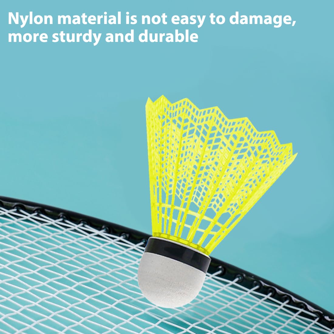 MEMOFYND 20 badminton in plastica colorata, leggeri e durevoli, admintons per interni ed esterni, adatti per sport, allenamento, movimento