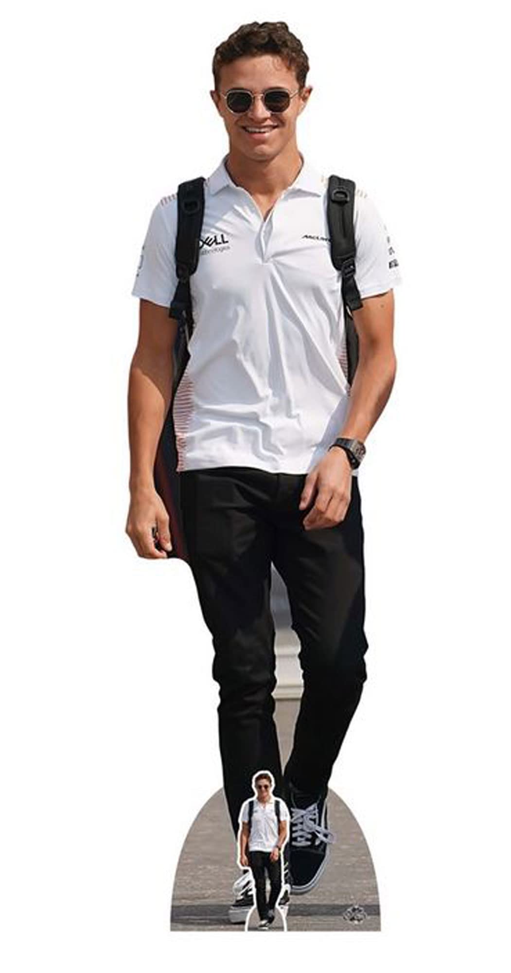 empireposter Formula 1, Lando Norris – Casual – Star VIP – Espositore in cartone Standy – 52 x 171 cm