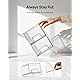Vtopmart 4 Pack Small Clear Stackable Storage Drawers,Acrylic Bathroom Makeup Organizer,Plastic Storage Bins for Vanity, Undersink, Kitchen Cabinets, Pantry, Home Organization Product Image 6
