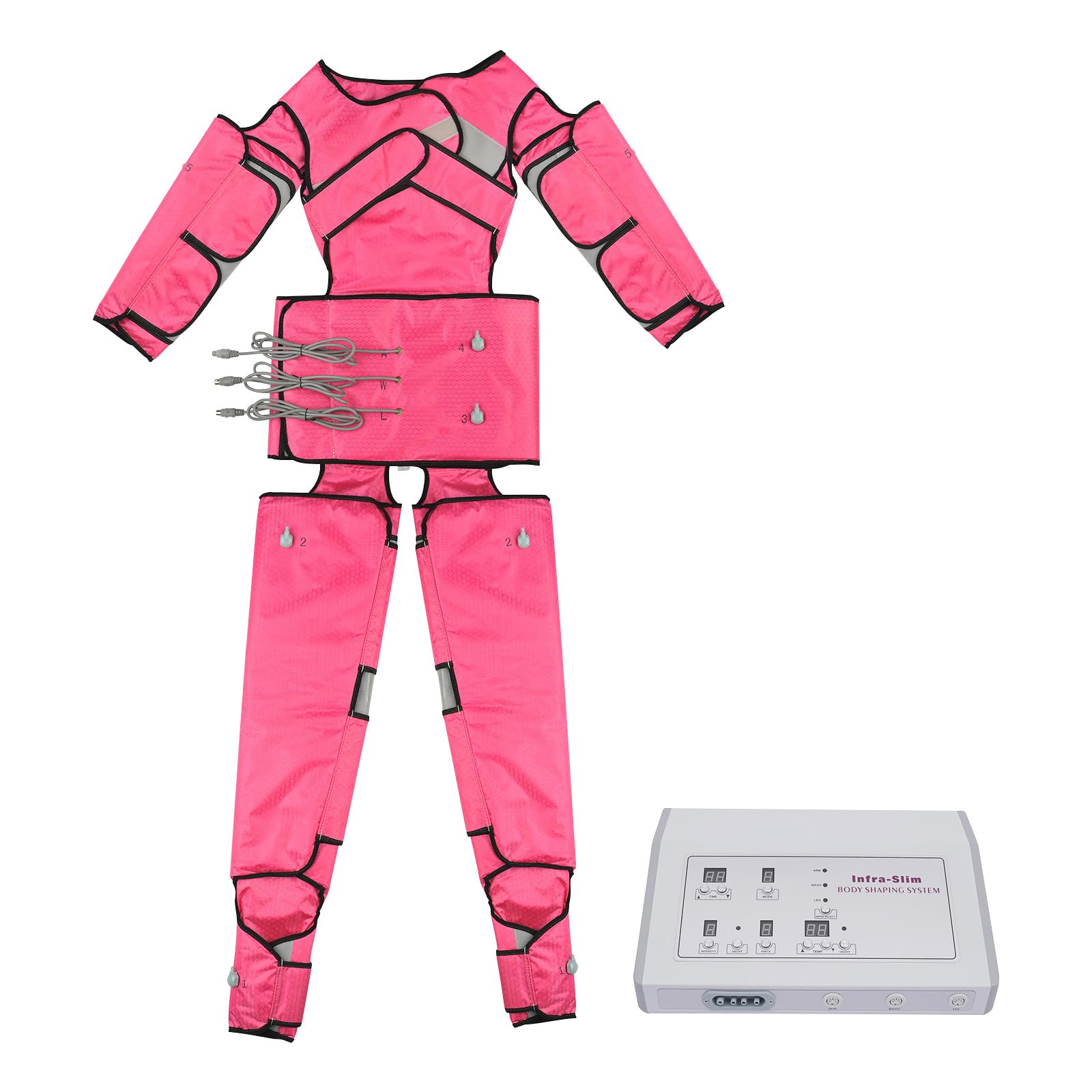 Massaggiatore per drenaggio linfatico, 600 W, 220 V, macchina per drenaggio linfatico, macchina per massaggio terapeutico per vita, schiena, gambe e spalle