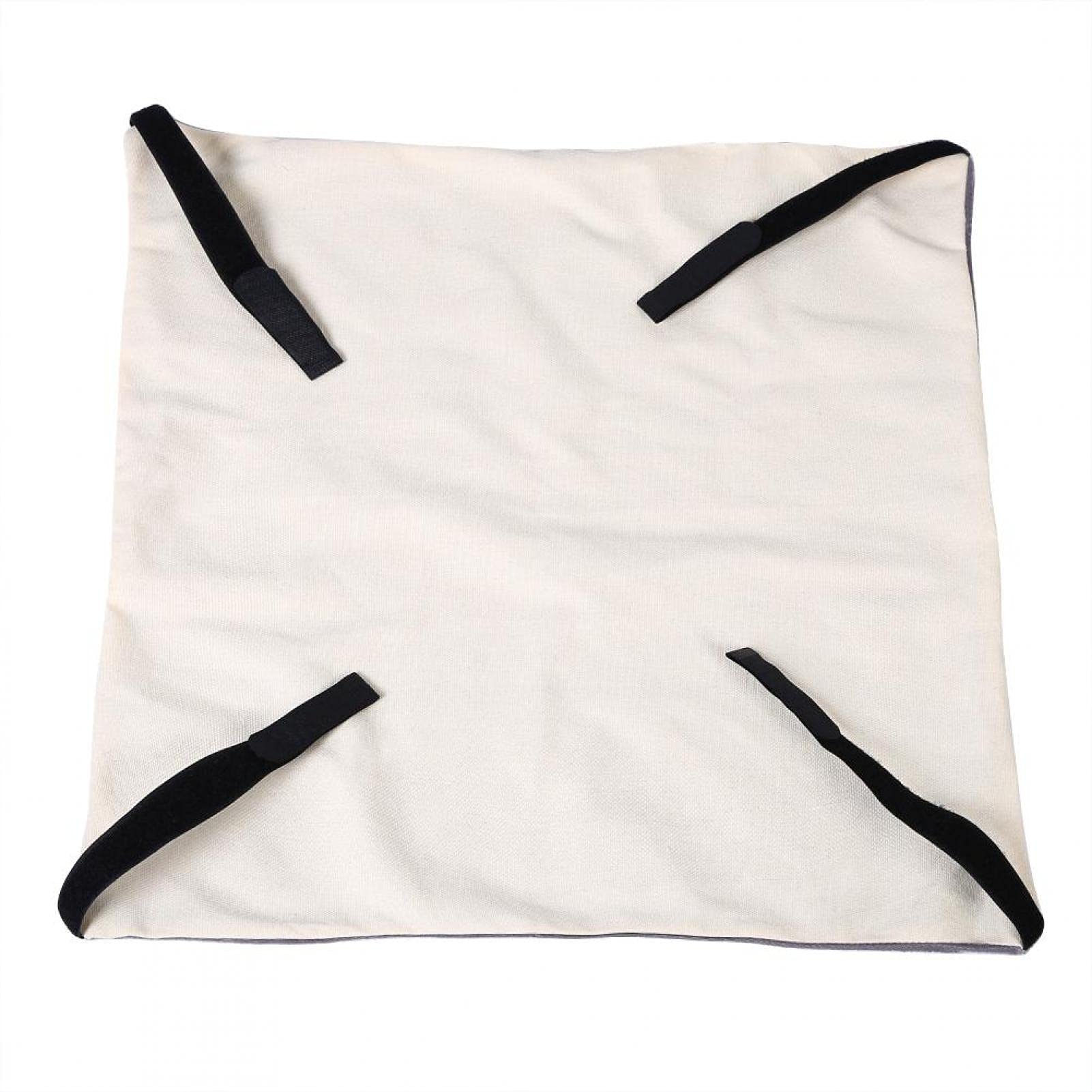 Niiyen Pet Chair Hammock, Cat Hanging Hammock, Double Side Hammock, Cat Hammock Soft Under Chair Table Hammocks Pets Hanging Bed Mat for Small Dogs(Beige Grey S)