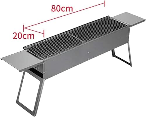 Miniatura 8 de Portable foldable barbecue grill Smoked charcoal grill Outdoor picnic grill Desktop barbecue grill Suitable for 5-10 people barbecue tools