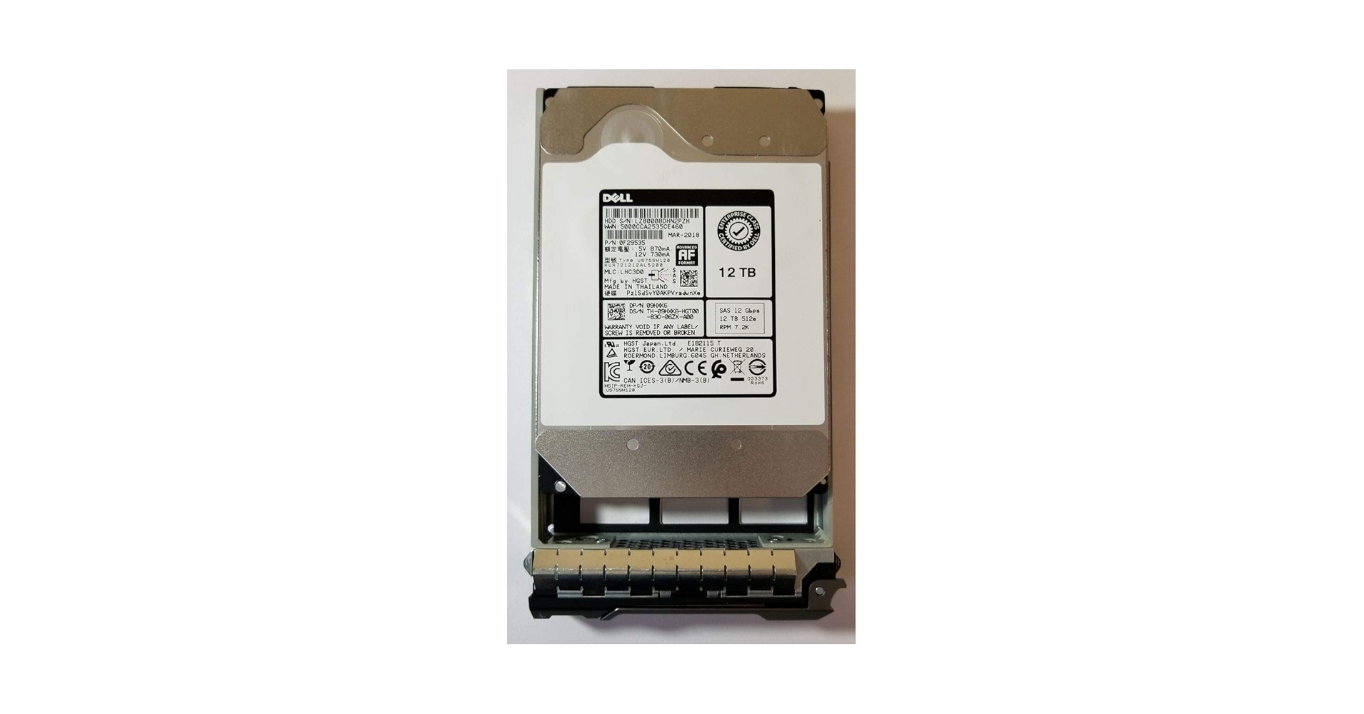 Amazon | HGST 12TB HDD 7.2K RPM 3.5インチ 12Gb/s SAS